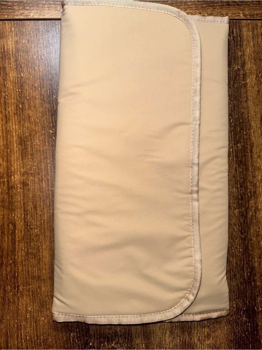 Neutral Beige Waterproof Foldable Diaper changing Pad